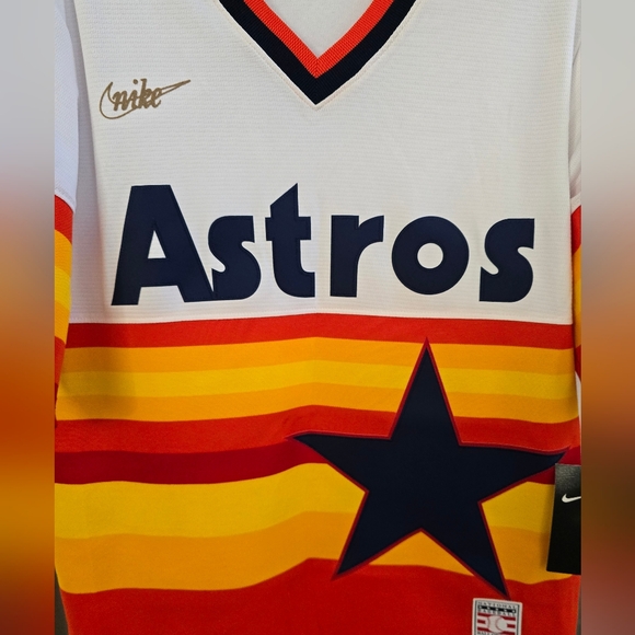 Brand New Nike Houston Astros Jersey Nolan Ryan #34 Cooperstown Collection